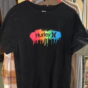 Hurley Black T-Shirt with Logo